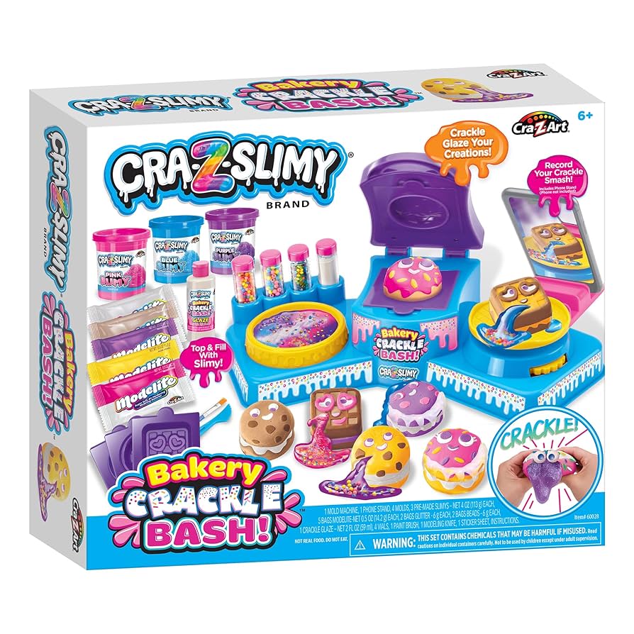Dome Crackers/Basement Khemists　2枚セット Cra-Z-Slimy Bakery Crackle Bash, Clay Cracking, Slime Toys